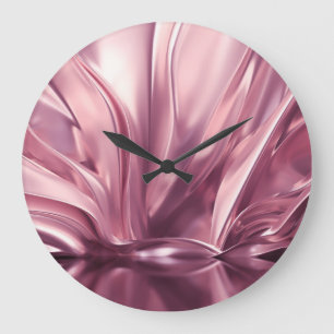 Luxuriöses Golden 3D Illustration Hintergrund Große Wanduhr