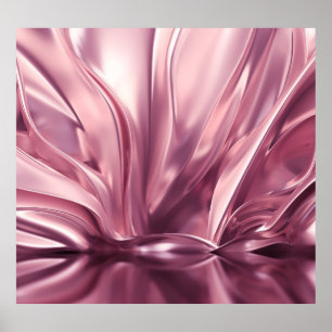 Luxuriöses Golden 3D Illustration Hintergrund Poster