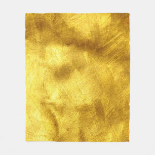 Luxuriöses Golden Texture Design Fleecedecke
