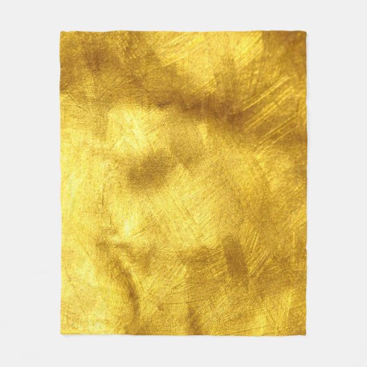 Luxuriöses Golden Texture Design Fleecedecke (Vorderseite)