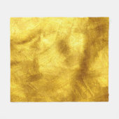 Luxuriöses Golden Texture Design Fleecedecke (Vorderseite (Horizontal))