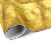 Luxuriöses Golden Texture Design Geschenkpapier (Rolleneckpunkt)