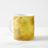 Luxuriöses Golden Texture Design Kaffeetasse (Vorderseite Links)