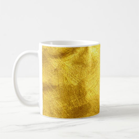 Luxuriöses Golden Texture Design Kaffeetasse (Links)