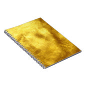 Luxuriöses Golden Texture Design Notizblock (Rechte Seite)