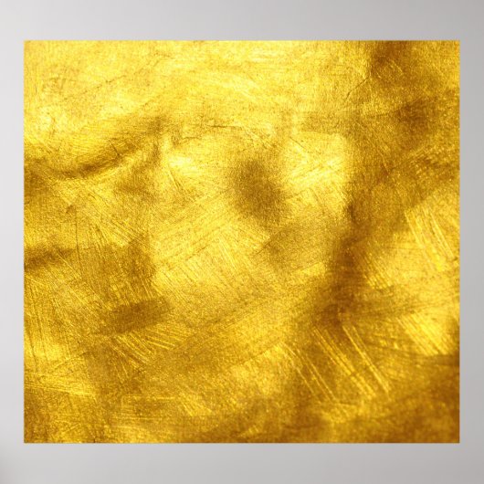 Luxuriöses Golden Texture Design Poster (Vorne)