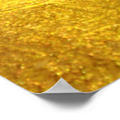 Luxuriöses Golden Texture Design Poster (Ecke)