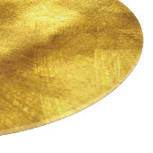 Luxuriöses Golden Texture Design Schneidebrett (Ecke)