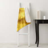 Luxuriöses Golden Texture Design Sherpadecke (Beispiel)