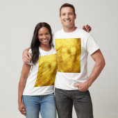 Luxuriöses Golden Texture Design T-Shirt (Unisex)