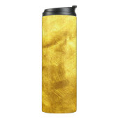 Luxuriöses Golden Texture Design Thermosbecher (Nach links gedreht)