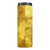 Luxuriöses Golden Texture Design Thermosbecher (Rückseite)