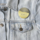 Luxuriöses goldenes Metall, das auf Gold und Silbe Button (Beispiel)