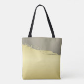 Luxuriöses goldenes Metall, das auf Gold und Silbe Tasche (Rückseite)