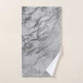 LUXURIÖSES GRAY-Silber-HAMPTON-TOWEL-SET Badhandtuch Set (Handtuch)