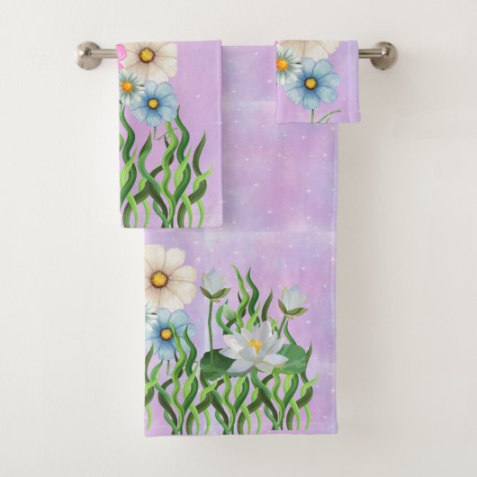 Luxuriöses Handtuch-Set zu Dekoration mit trendige Badhandtuch Set (Insitu)