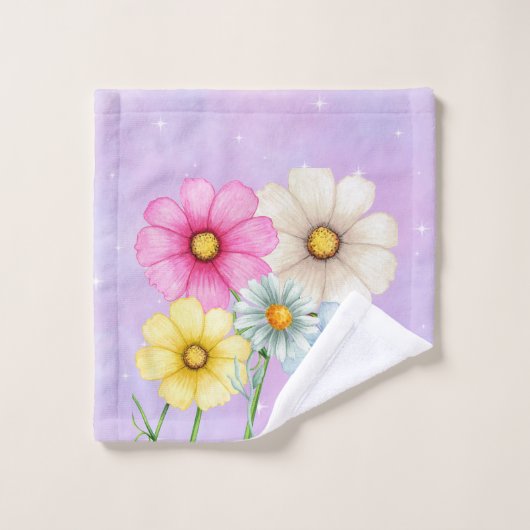 Luxuriöses Handtuch-Set zu Dekoration mit trendige Badhandtuch Set (Waschlappen)