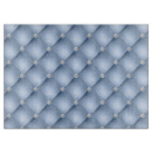 Luxuriöses helles blaues Diamant gepolstertes Must Schneidebrett (Vorderseite)