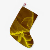 Luxuriöses helles Teilchen fallender Hintergrund g Kleiner Weihnachtsstrumpf (Vorderansicht (hängend))