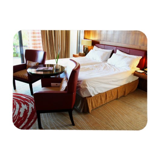 Luxuriöses Hotelzimmer Magnet (Horizontal)