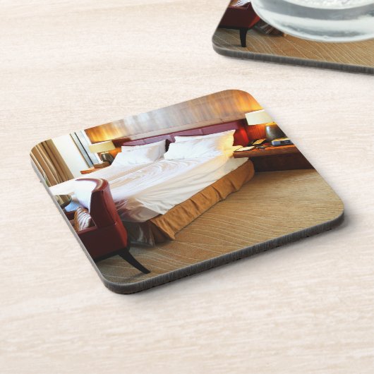 Luxuriöses Hotelzimmer Untersetzer (Linke Seite)