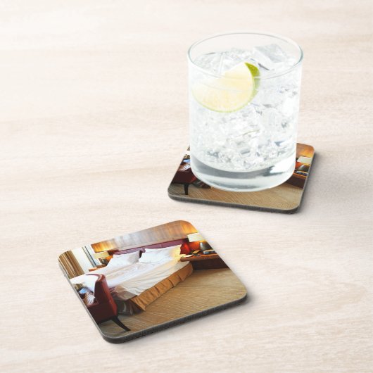 Luxuriöses Hotelzimmer Untersetzer (Rechte Seite)