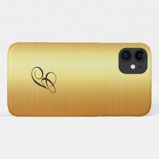 Luxuriöses Imitat Gold mit erstmaligem Gold Case-Mate iPhone Hülle (Rückseite (Horizontal))