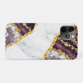 Luxuriöses Interieur Marmor Stone Glitzer Badetuch Case-Mate iPhone Hülle (Rückseite (Horizontal))