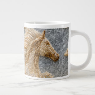Luxuriöses Keramikgeschenk für Pferdeliebhaber Jumbo-Tasse