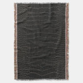 Luxuriöses Krokodilleder: Textil-Textur. Decke (Vorderseite Vertikal)