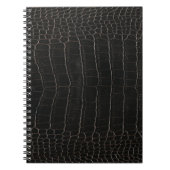 Luxuriöses Krokodilleder: Textil-Textur. Notizblock (Vorderseite)