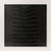 Luxuriöses Krokodilleder: Textil-Textur. Puzzle (Horizontal)