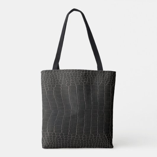 Luxuriöses Krokodilleder: Textil-Textur. Tasche (Rückseite)