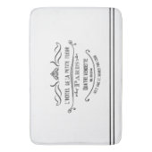 Luxuriöses L' Hotel De La Petite Fleur Badematte (Vorderseite Vertikal)