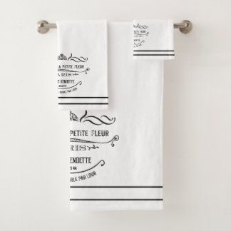 Luxuriöses L' Hotel De La Petite Fleur Badhandtuch Set