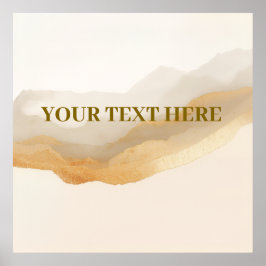 Luxuriöses Landschaftspopster - Fügen Sie Ihre eig Poster