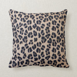 Luxuriöses Leopard-Druck-Wurfs-Kissen 16" x 16" Kissen
