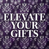 Luxuriöses Lila und silberes Weihnachtsmuster Geschenkpapier Set