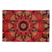 Luxuriöses Mandala nahtlos, starrer Blumenstrauß. Kissenbezug (Rückseite)