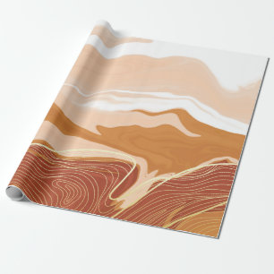 Luxuriöses Marmordesign. Flüssigma Geschenkpapier