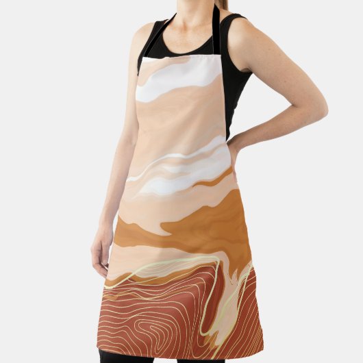 Luxuriöses Marmordesign. Flüssigma Schürze (InSitu)