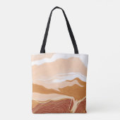 Luxuriöses Marmordesign. Flüssigma Tasche (Rückseite)