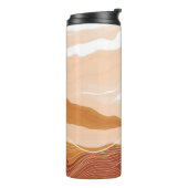 Luxuriöses Marmordesign. Flüssigma Thermosbecher (Nach links gedreht)