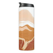 Luxuriöses Marmordesign. Flüssigma Thermosbecher (Nach rechts gedreht)