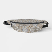 "Luxuriöses Marmordesign mit goldener Touch" Bauchtasche (Vorderseite)