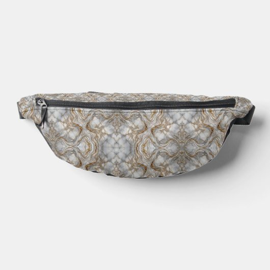 "Luxuriöses Marmordesign mit goldener Touch" Bauchtasche (Ablage )