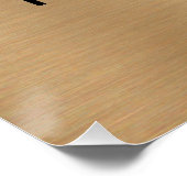 Luxuriöses Metallic Gold Real Anwesen Poster (Ecke)