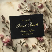 Luxuriöses, modernes Hochzeitsbuch Gästebuch