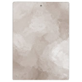 luxuriöses Pearl Metallic Salon Monogramm Klemmbrett (Rückseite)