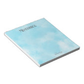 Luxuriöses Personalisiertes Geschenk. Luxus Person Notizblock (angewinkelt)